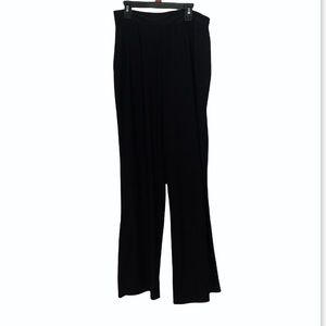 Spanx Black Polyester Spandex Dress Pants (Large)